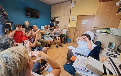 Próby i ćwiczenia do nowej premiery Krewnych Pana Boga