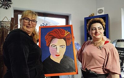 Spotkanie autorki z modelką