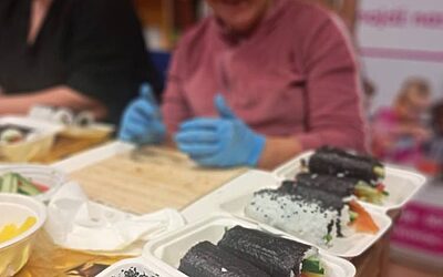 Własnoręcznie zrobione sushi