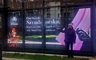 Szymborska w Małopolskim Ogrodzie Sztuki