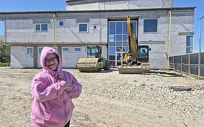 W nowym budynku prace idą do przodu