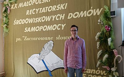 Gabryś na Konkursie Recytatorskim w Chrzanowie